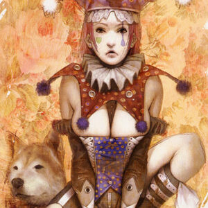 Printable Tarot Deck PDF | Complete Card Tarot Set | Large and Medium Sizes | Instant Digital Download | DIY Tarot Cards - Evan Yi Feng-Lunatic Tarot [eDeck 79 JPGs]