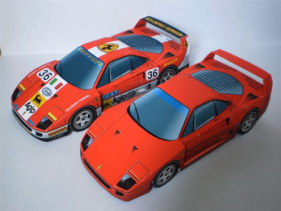 30 Car Papercraft Models Bundle | Classic, Sports & Racing Cars | Printable PDF | DIY Paper Models | Instant Download - Image 4
